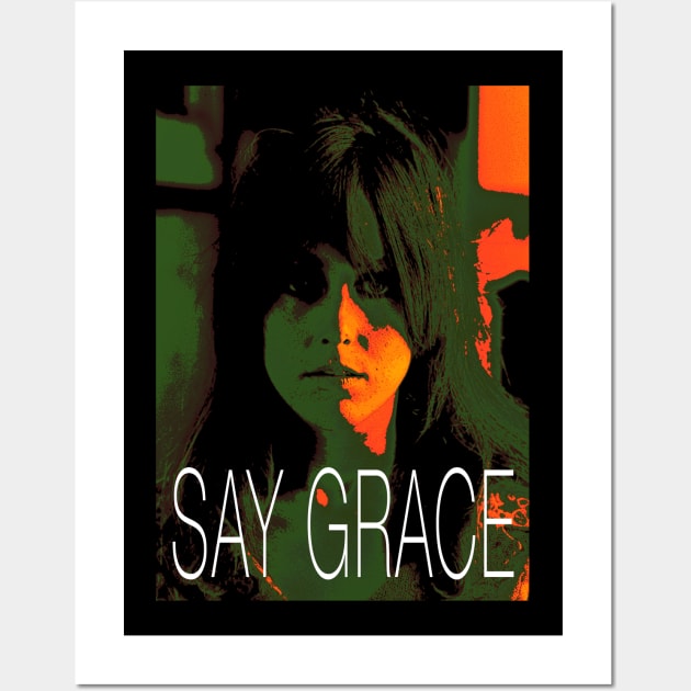 Say Grace Wall Art by MichaelaGrove